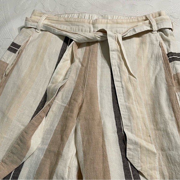 Anthropologie Wide-Leg‎ Linen blend Pants - Picture 10 of 14